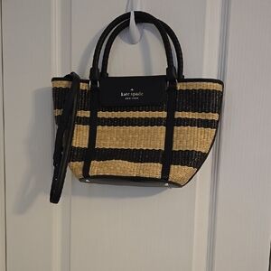 Kate Spade Black and Tan Women's Bag